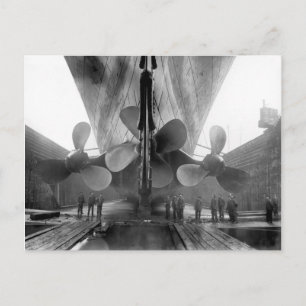 Titanic's schroeven briefkaart