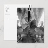 Titanic's schroeven briefkaart (Voorkant / Achterkant)