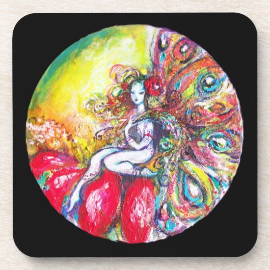 TITANIË OP DE RODE STROOM ONDERZETTER (Voorkant)