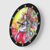 TITANIË ZITTEN OP EEN RODE STROOMSTROOM GROTE KLOK (Hoek)