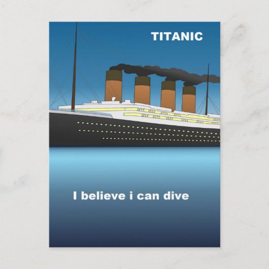 titanisch duif briefkaart (Voorkant)