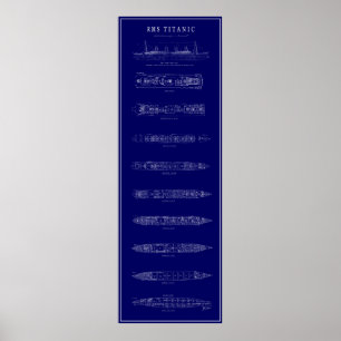 TITANISCHE BLUEPRINT POSTER