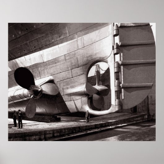 TITANISCHE SCHERMEN EN RUDDER 1911 POSTER (Voorkant)