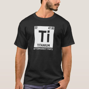 Titanium aftermarket onderdelen element voor gewri t-shirt