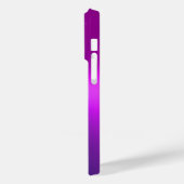 Titanium blauw en violet roestvrij staal print Case-Mate iPhone case (Achterkant / Links)