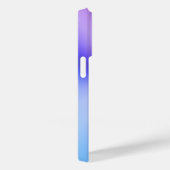 Titanium blauw en violet roestvrij staal print Case-Mate iPhone case (Achterkant / Rechts)