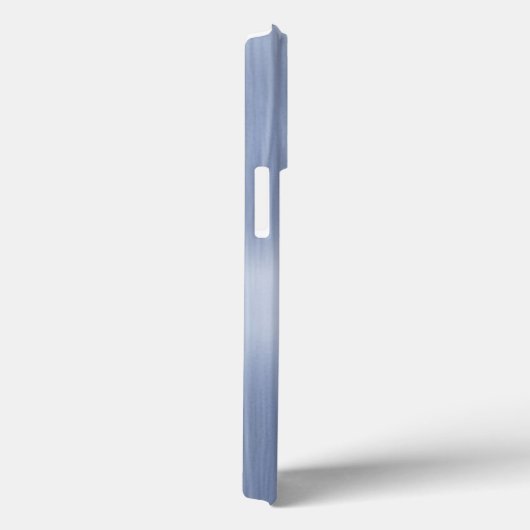 Titanium blauw en zilver roestvrij staal Print Case-Mate iPhone Case (Achterkant / Rechts)