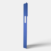 Titanium blauw Roestvrij staal Print Case-Mate iPhone Case (Achterkant / Rechts)