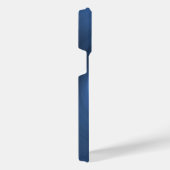 Titanium Blauw Zilver Roestvrij staal Print iPhone Hoesje (Rechterkant)