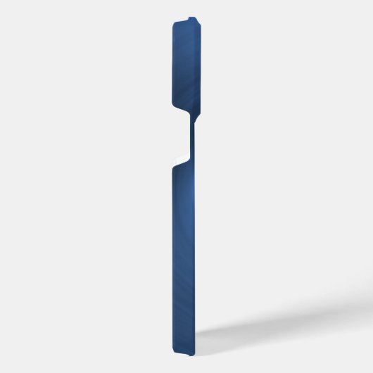 Titanium Blauw Zilver Roestvrij staal Print iPhone Hoesje (Rechterkant)