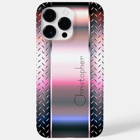 Titanium Brons Roestvrij Staal Print Case-Mate iPhone Case (Achterkant)