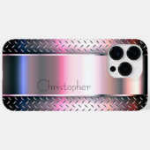 Titanium Brons Roestvrij Staal Print Case-Mate iPhone Case (Achterkant (horizontaal))