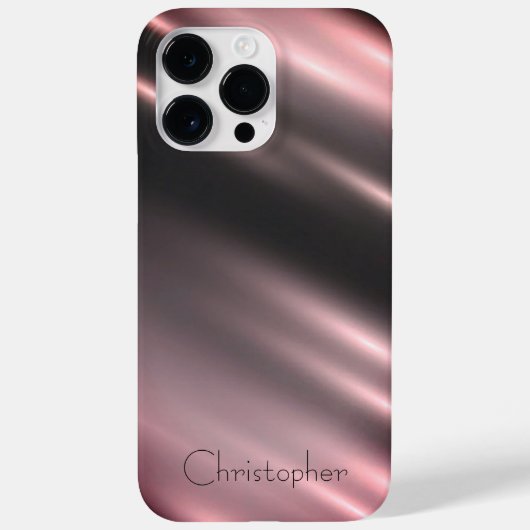 Titanium Brons Roestvrij Staal Print Case-Mate iPhone Case (Achterkant)
