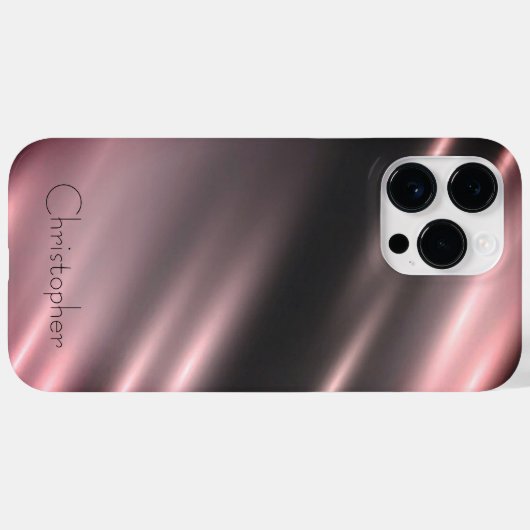 Titanium Brons Roestvrij Staal Print Case-Mate iPhone Case (Achterkant (horizontaal))