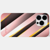 Titanium Brons Roestvrij Staal Print Case-Mate iPhone Case (Achterkant (horizontaal))