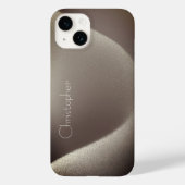 Titanium brons roestvrij staal Print iphone 15 Case-Mate iPhone Case (Achterkant)