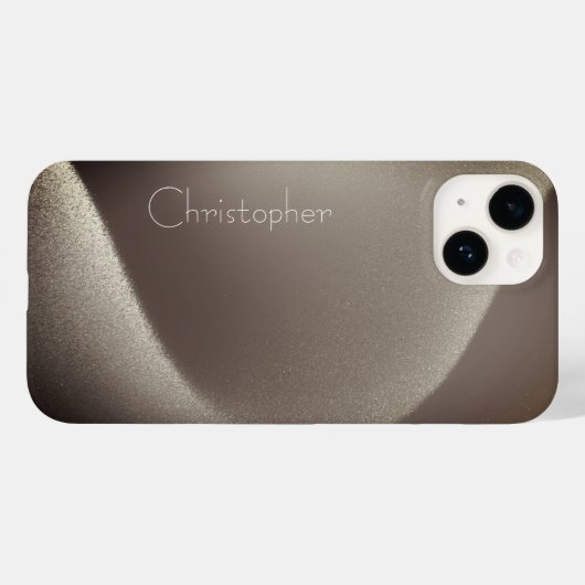 Titanium brons roestvrij staal Print iphone 15 Case-Mate iPhone Case (Achterkant (horizontaal))