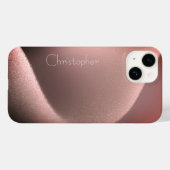 Titanium brons roestvrij staal Print iphone 15 Case-Mate iPhone Case (Achterkant (horizontaal))