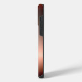 Titanium Brons Roestvrij Staal Print iPhone Hoesje (Linkerkant)