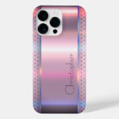 Titanium Brons Roestvrij Staal Print iPhone Hoesje (Achterkant)