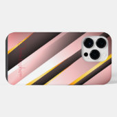 Titanium Brons Roestvrij Staal Print iPhone Hoesje (Achterkant horizontaal)