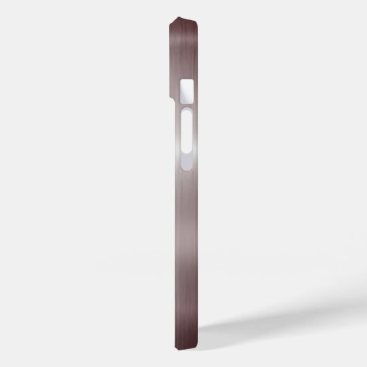 Titanium bruin roestvrij staal Print iphone 15 Case-Mate iPhone Case (Achterkant / Links)