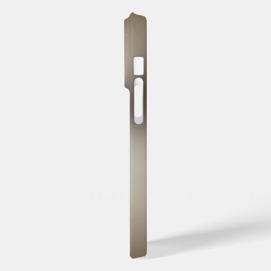 Titanium bruine vlekkeloze staalprint Case-Mate iPhone case (Achterkant / Links)