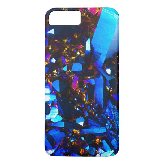 Titanium Cobalt Blue Quartz Case-Mate iPhone Case (Achterkant)