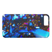 Titanium Cobalt Blue Quartz Case-Mate iPhone Case (Achterkant (Horizontaal))