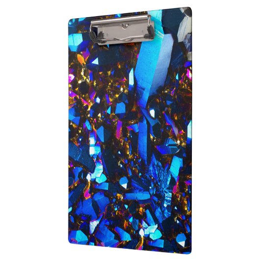 Titanium Cobalt Blue Quartz Klembord (Links)