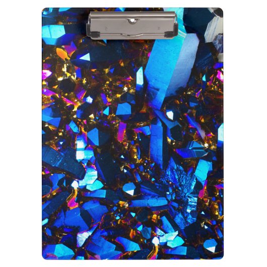 Titanium Cobalt Blue Quartz Klembord (Voorkant)