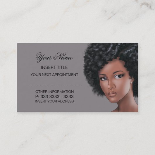 Titanium - de Benoeming van de Schoonheid Afsprakenkaartje (Voorkant)