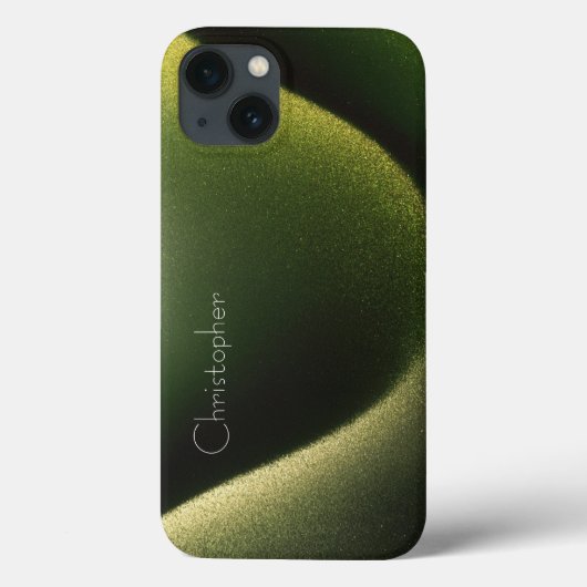 Titanium donkergroen roestvrij staal Print iphone  Case-Mate iPhone Case (Achterkant)