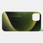 Titanium donkergroen roestvrij staal Print iphone  Case-Mate iPhone Case (Achterkant (horizontaal))