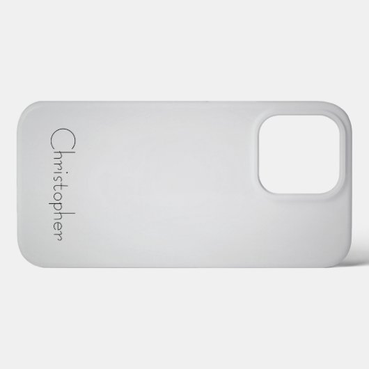 Titanium donkerwit Roestvrij Staal Print Case-Mate iPhone Case (Achterkant (horizontaal))