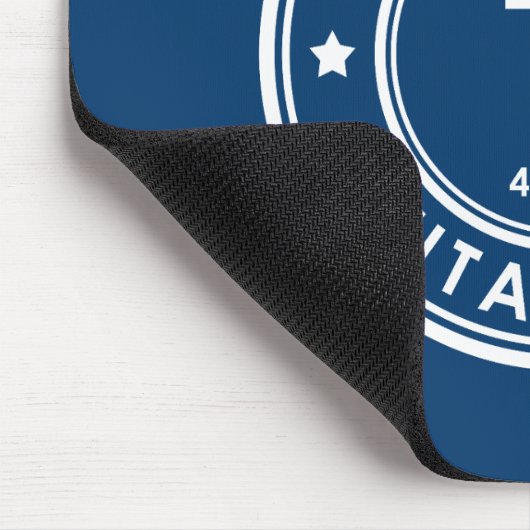 Titanium element blauwe Muismat (Hoek)