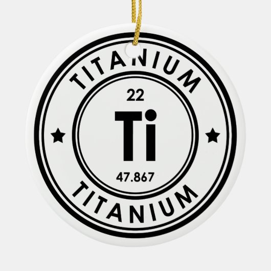 Titanium Element keramisch Ornament (Voorkant)