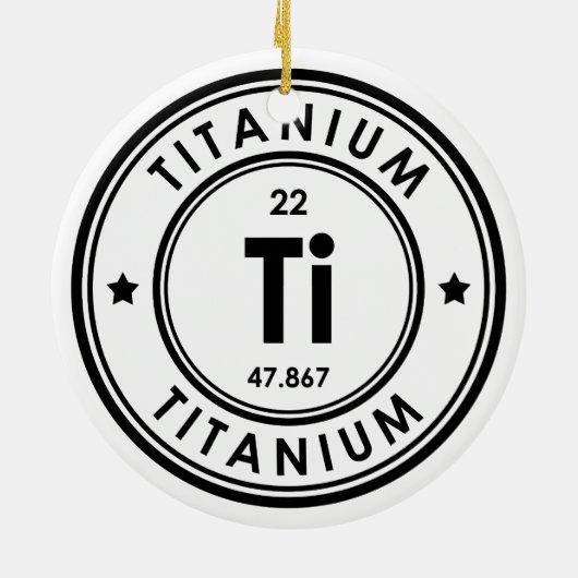 Titanium Element keramisch Ornament (Achterkant)