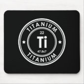 Titanium Element zwarte Muismat (Voorkant)