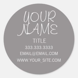 Titanium FreeHand Eenvoudig Ronde Sticker