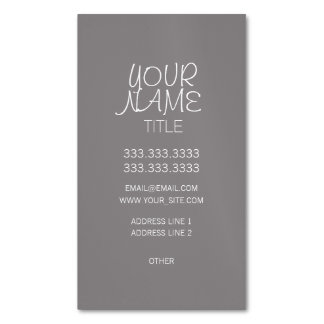 Titanium Freehand Eenvoudig Visitekaartje Magneet