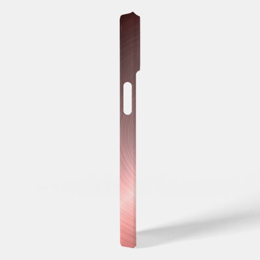 titanium Gepolijst brons Radiaal en Metaal Case-Mate iPhone Case (Achterkant / Rechts)