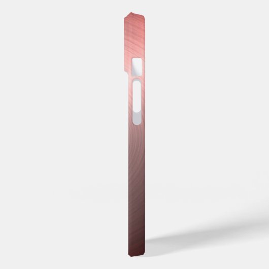 titanium Gepolijst brons Radiaal en Metaal Case-Mate iPhone Case (Achterkant / Links)