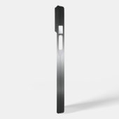 titanium gepolijst donker zilver radiaal en metall Case-Mate iPhone case (Achterkant / Links)