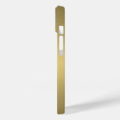 titanium gepolijst goud Radiaal en Metallic Case-Mate iPhone Case (Achterkant / Links)