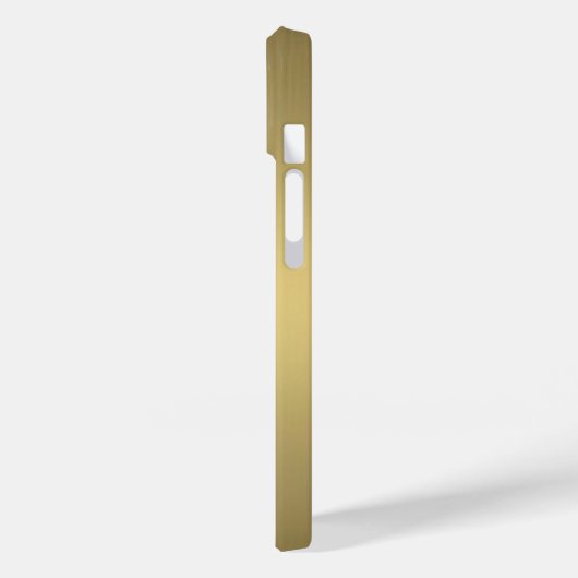 titanium gepolijst goud Radiaal en Metallic Case-Mate iPhone Case (Achterkant / Links)