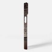 Titanium gepolijst goud radiale metalen iphone 15 Case-Mate iPhone case (Achterkant / Rechts)