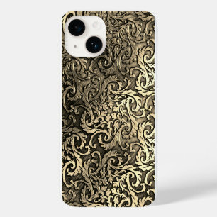 Titanium gepolijst goud radiale metalen iphone 15 Case-Mate iPhone 14 hoesje