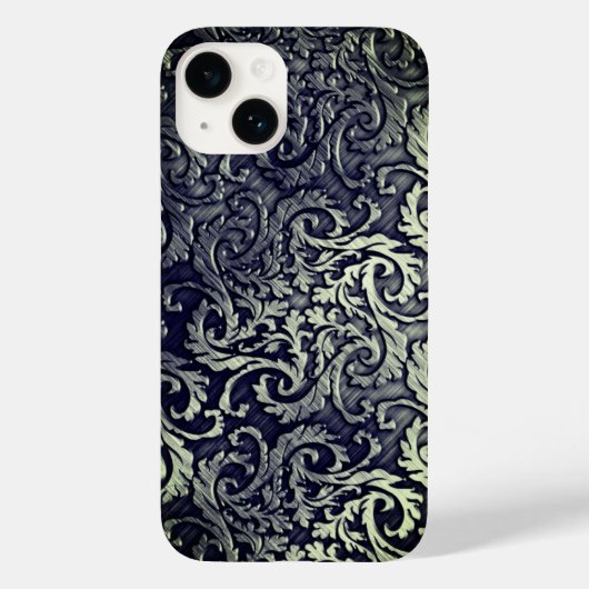 Titanium gepolijst groen Radiaal Metallic iphone 1 Case-Mate iPhone Case (Achterkant)