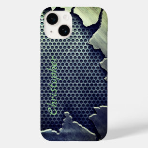 Titanium gepolijst groen Radiaal Metallic iphone 1 Case-Mate iPhone 14 Hoesje